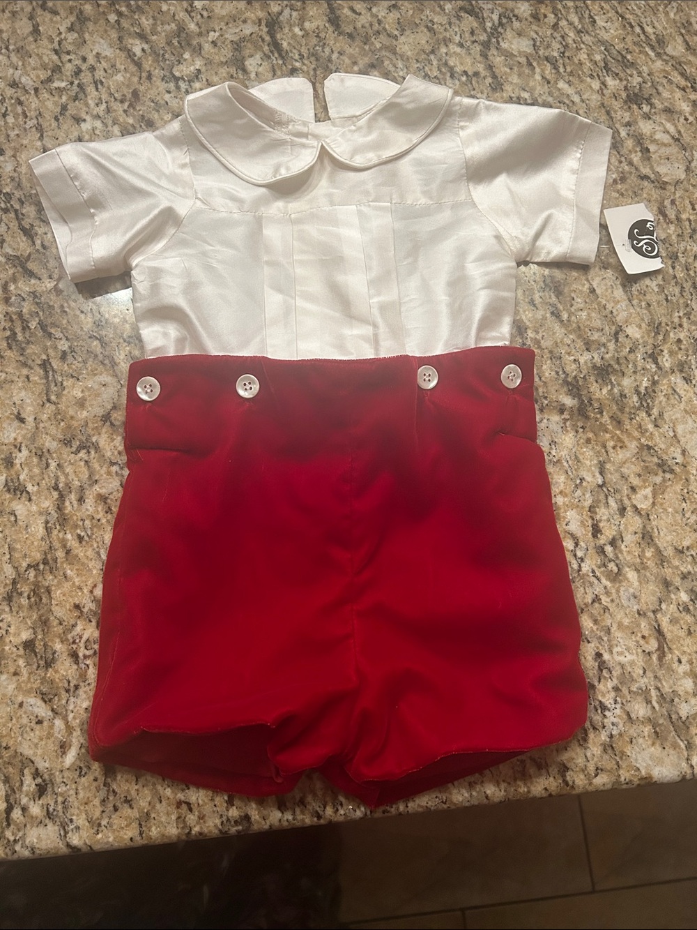 Boys Shortall Vintage Susanne Lively Designs New 12months dupioni silk